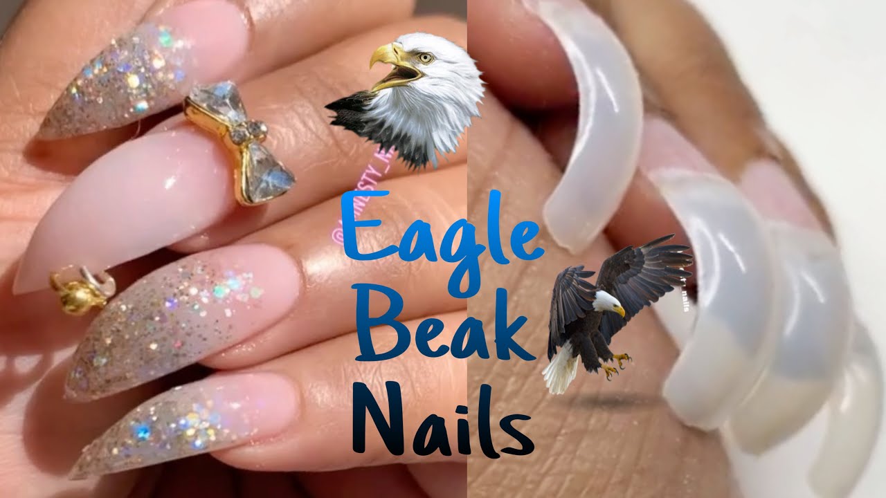 Old School Eagle Nails #ClawNails #HumpNails