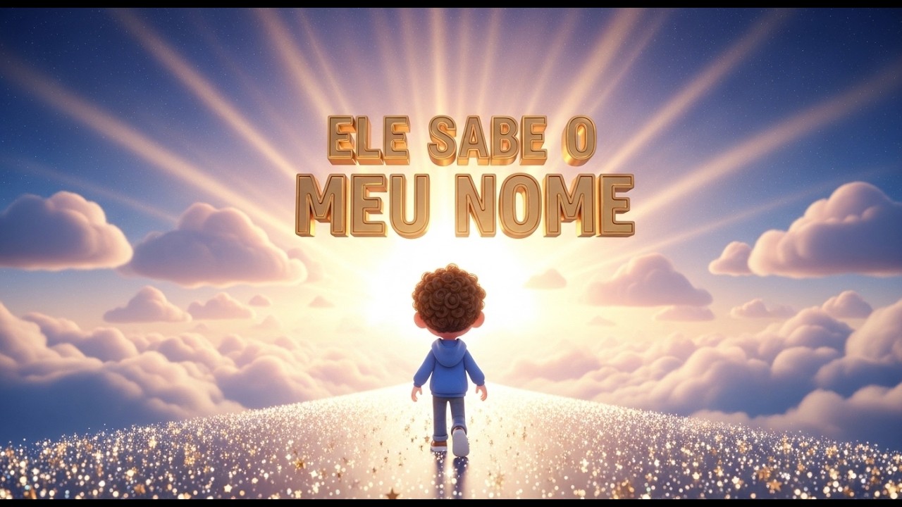 Ele Sabe o Meu Nome 👑 | Música Infantil Gospel (Desenho 3D Estilo Pixar)