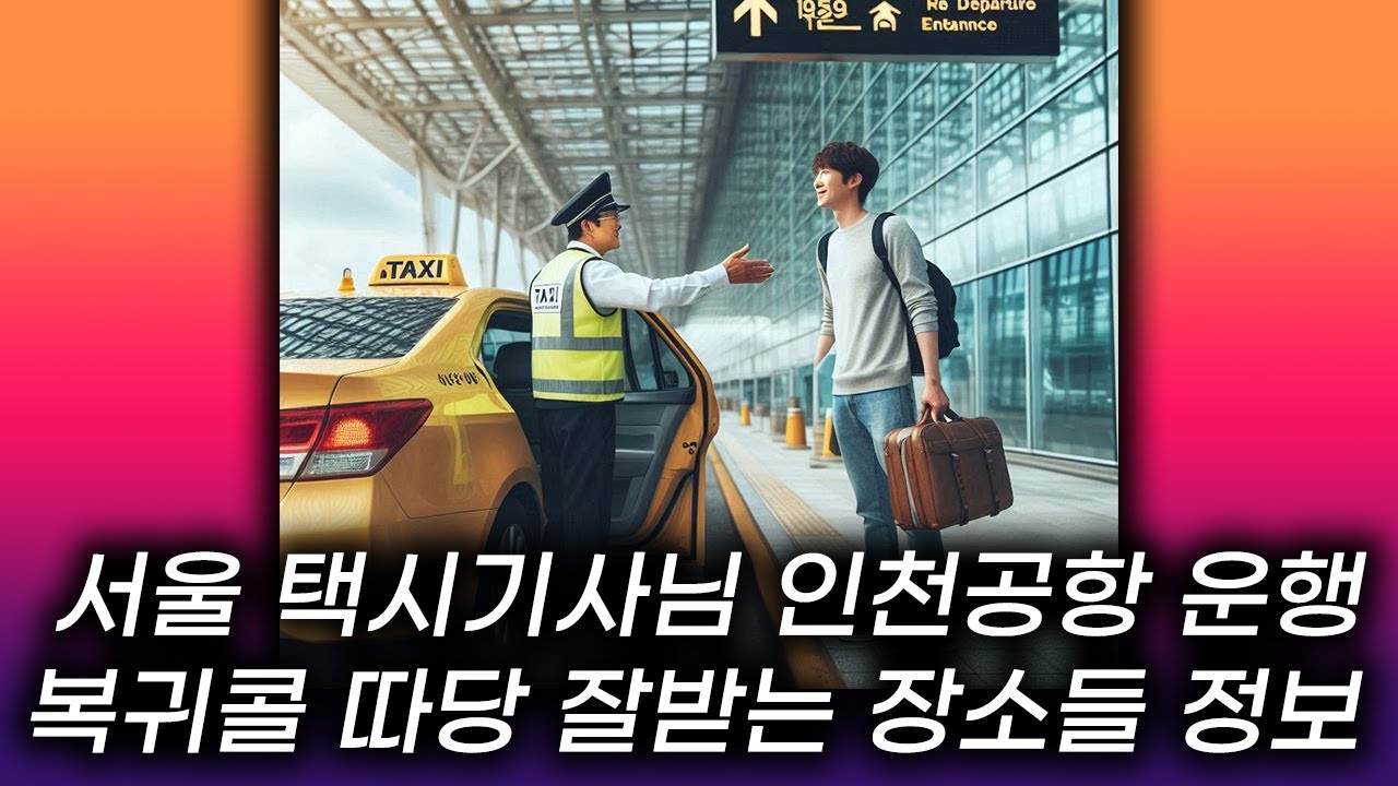 서울기사님 인천공항 손님 내려드리고 복귀콜 고민이신가요? 따당 복귀콜 조언 드립니다. #서울개인택시 #인천택시 #복귀콜 #따당 #인천공항콜
