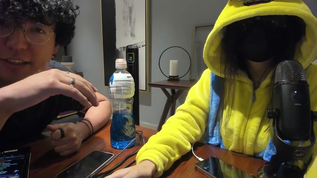 IRL charlando y maquillando a @themagmaboy