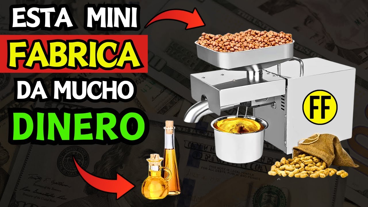 15 M&Aacute;QUINAS RENTABLES para INICIAR tu MINI FABRICA DESDE CASA y GANAR DINERO en 2025