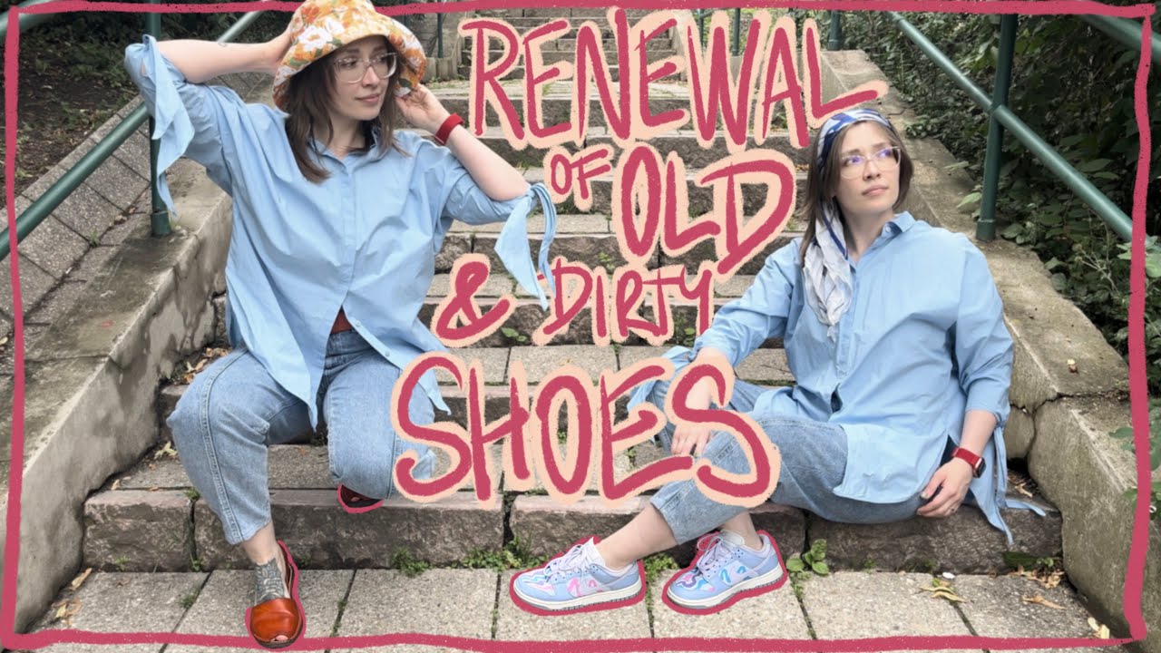 I renewed old sandals & painted my dunks
