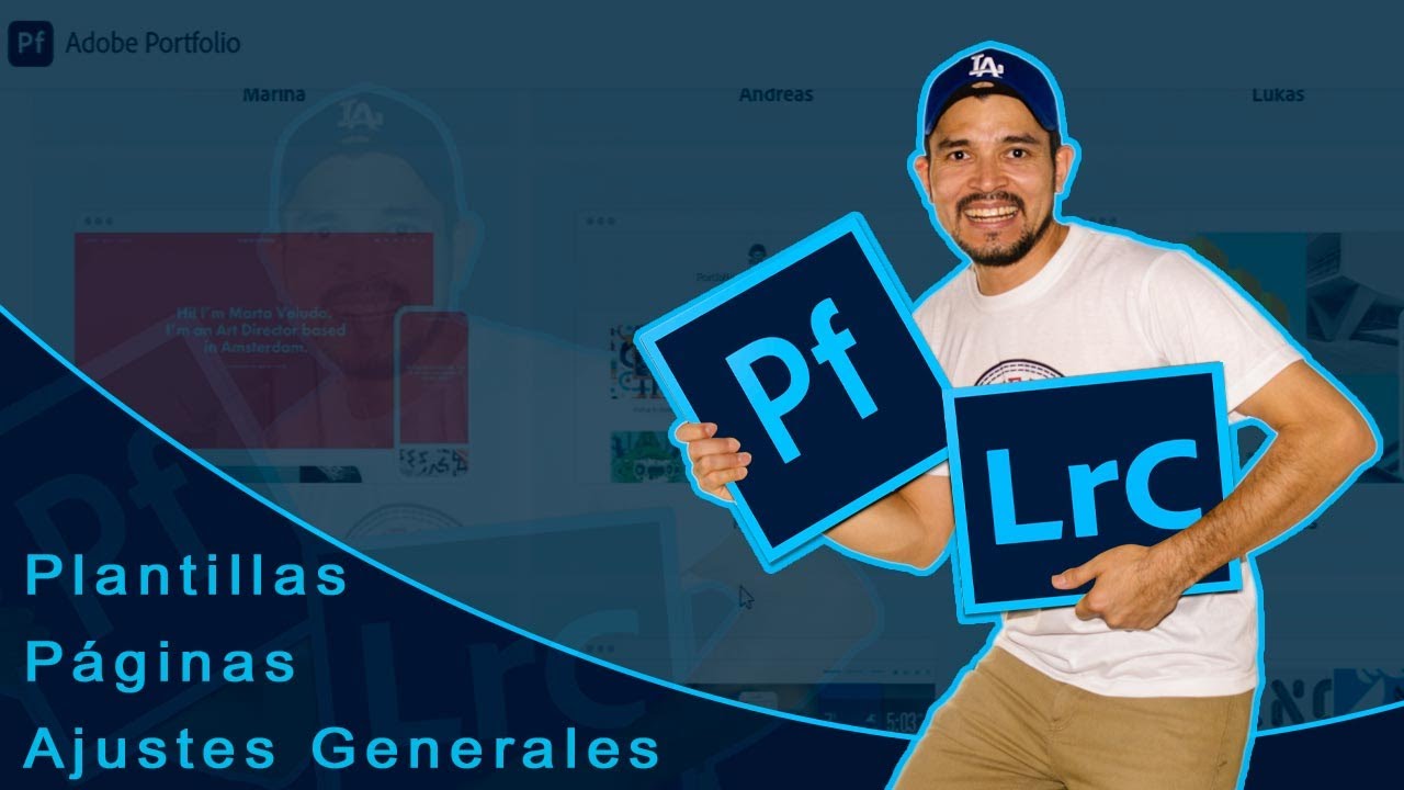 Portfolio 1 🛑 Instalar plantilla, crear páginas y configurar Adobe Portfolio