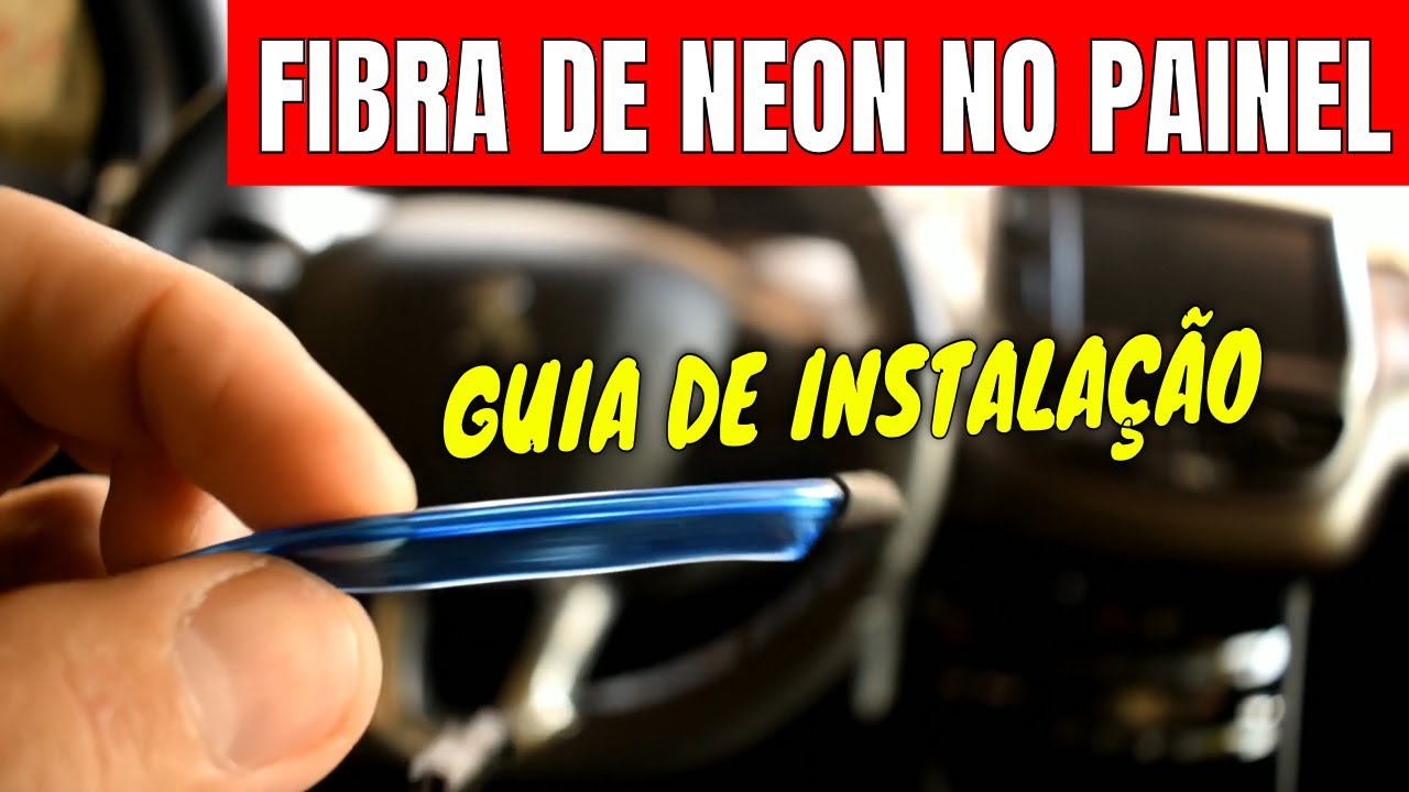 Como instalar Fita de LED Neon no painel do carro veja como &eacute; f&aacute;cil colocar