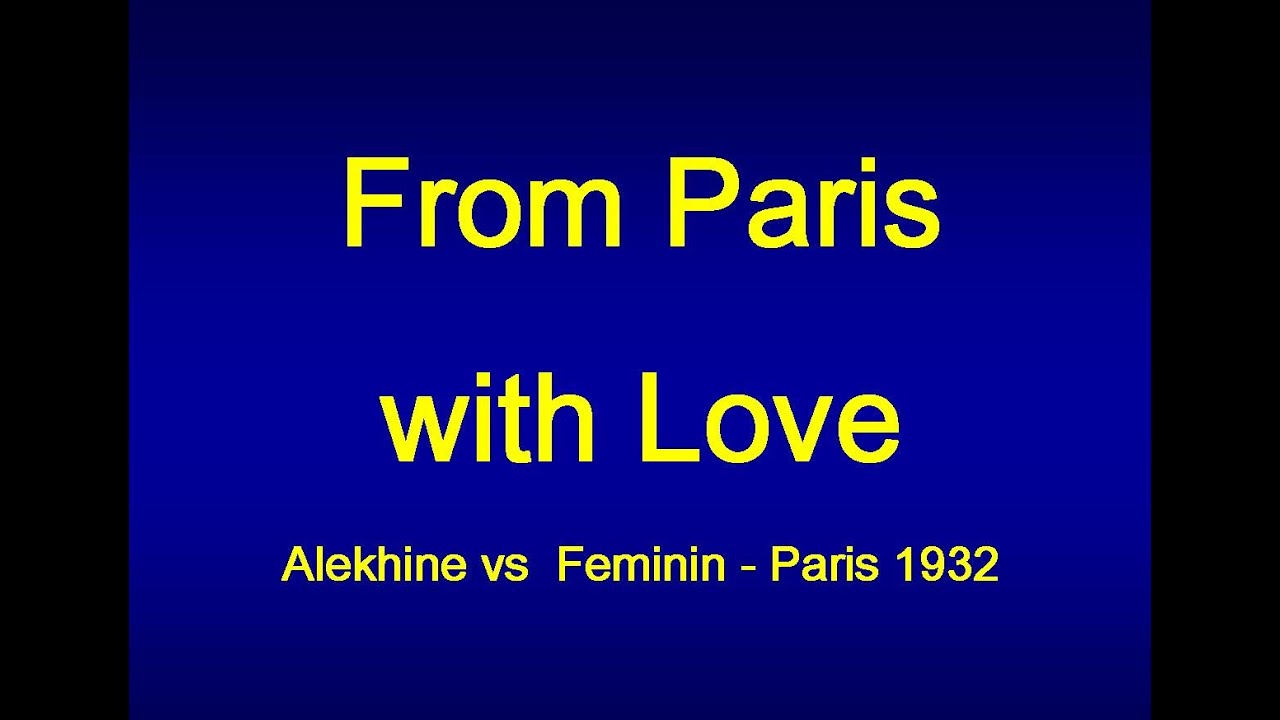 Алехин против Феминины - Париж, 1932 год.
