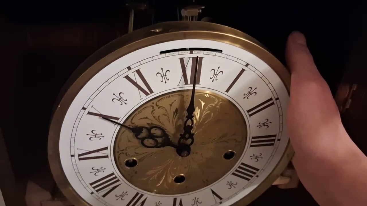 Jauch triple chime box /wall clock 