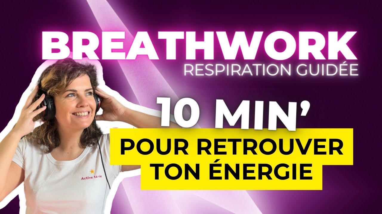 🔋BREATHWORK pour récupérer son ÉNERGIE ( exercice de RESPIRATION GUIDÉE )
