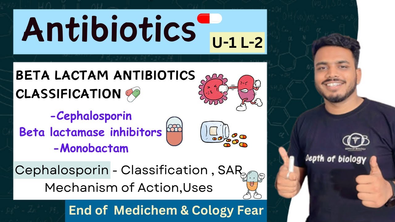 Antibiotics || Beta lactam antibiotics || cephalosporin || beta lactamase inhibitors || Monobactams