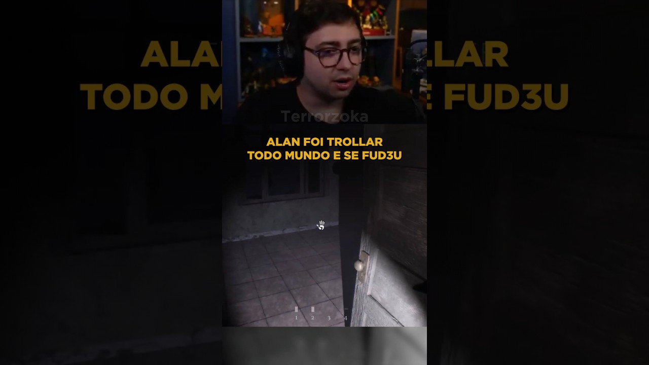 Alanzoka tentando trollar seus amigos em The Devourer Hunted Souls 