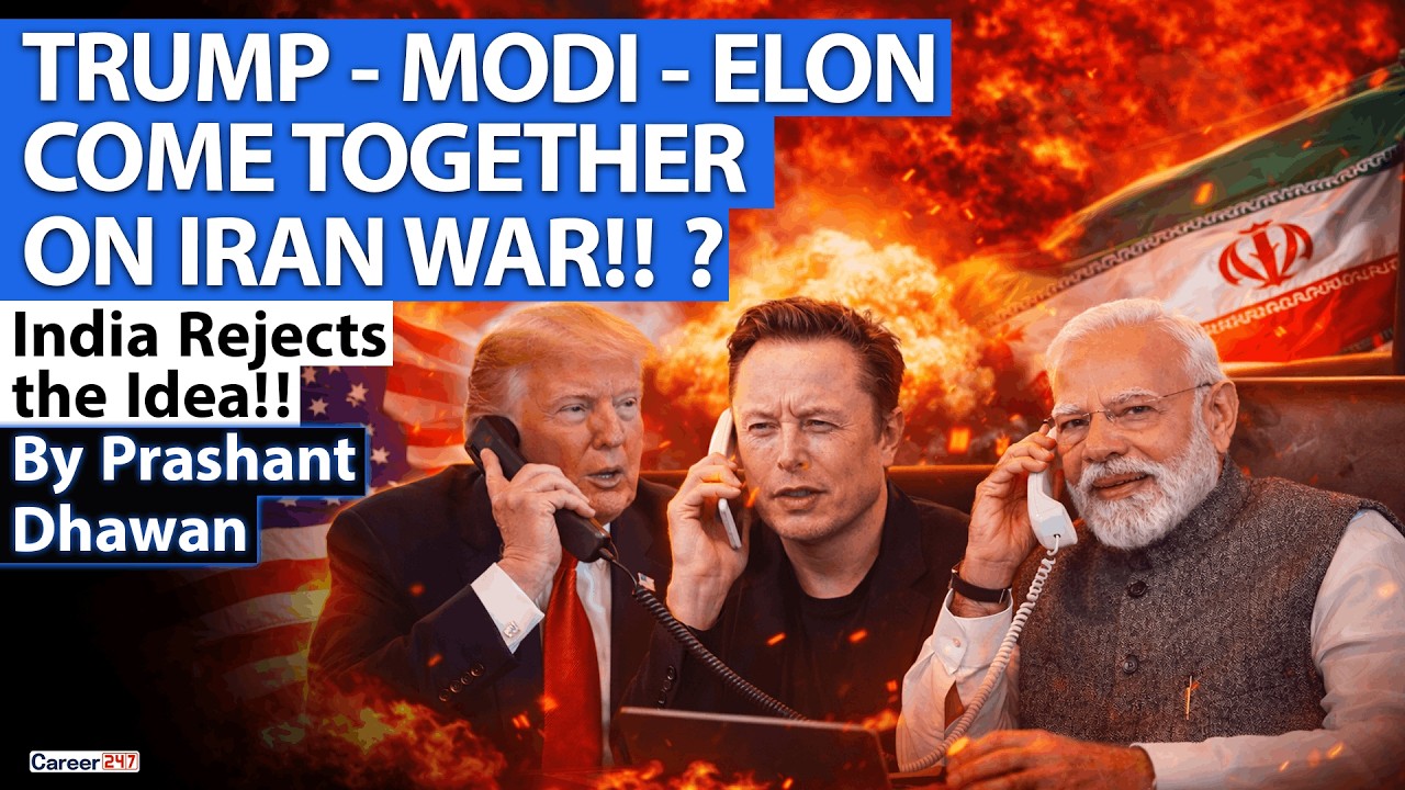 PM MODI ELON MUSK AND TRUMP IN A CALL OVER IRAN WAR ? | This is what India said | By Prashant Dhawan