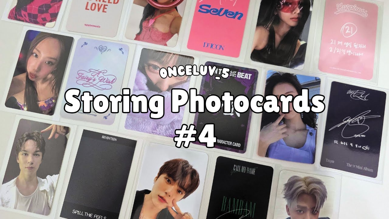 storing photocards! ⋆｡°✩ [4] twice, rv, svt, nct dream +