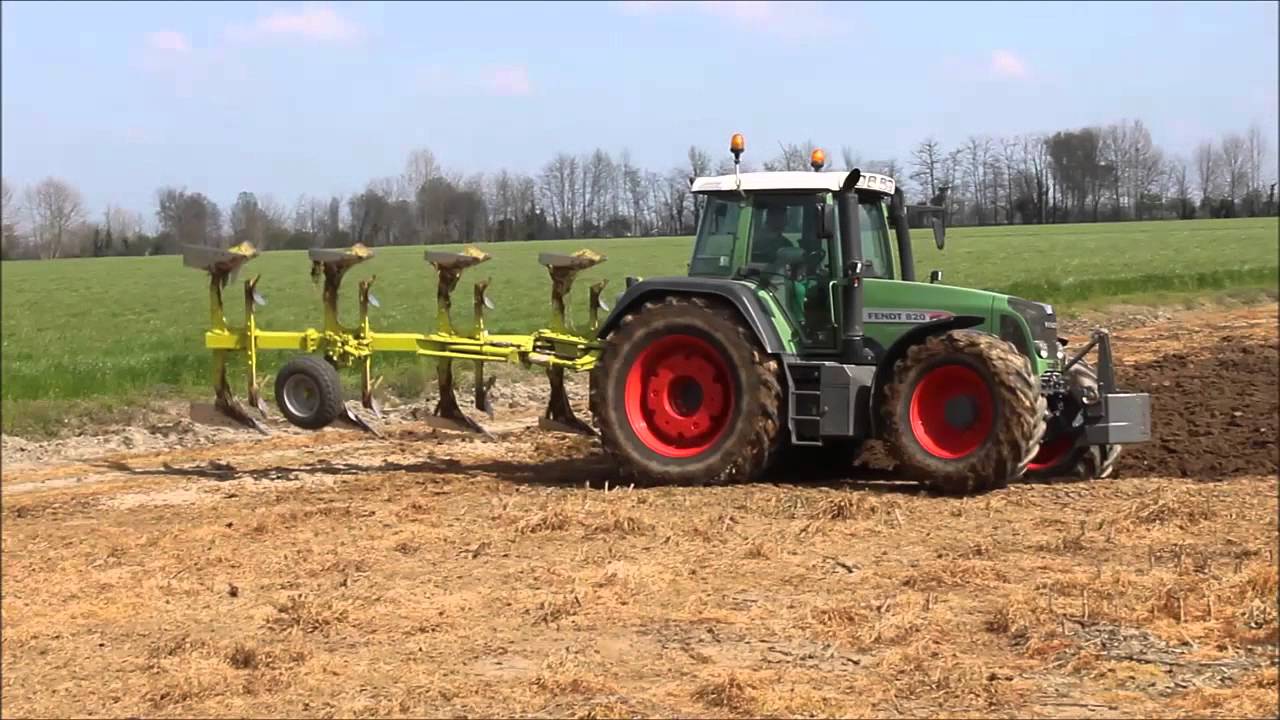 PLOWING 2016 | FENDT 820 VARIO TMS + PICCIONI 4 VOMERI | 1080p