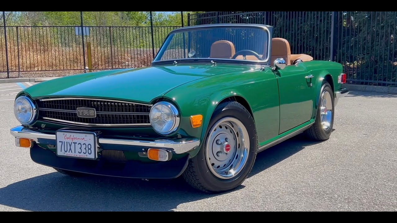 Triumph TR6 - Full Paint Correction and Ceramic Coating