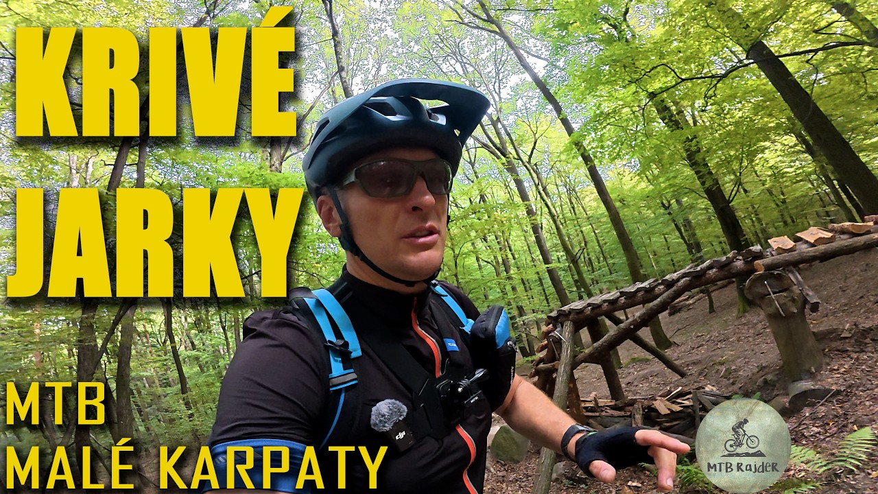 Na traili Krivé Jarky nad Bratislavou sú riadne šupy, bol som hodne prekvapený / MTB Malé Karpaty 4K