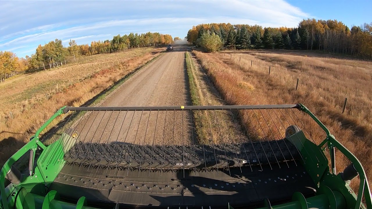 Off to the last field of #harvest21