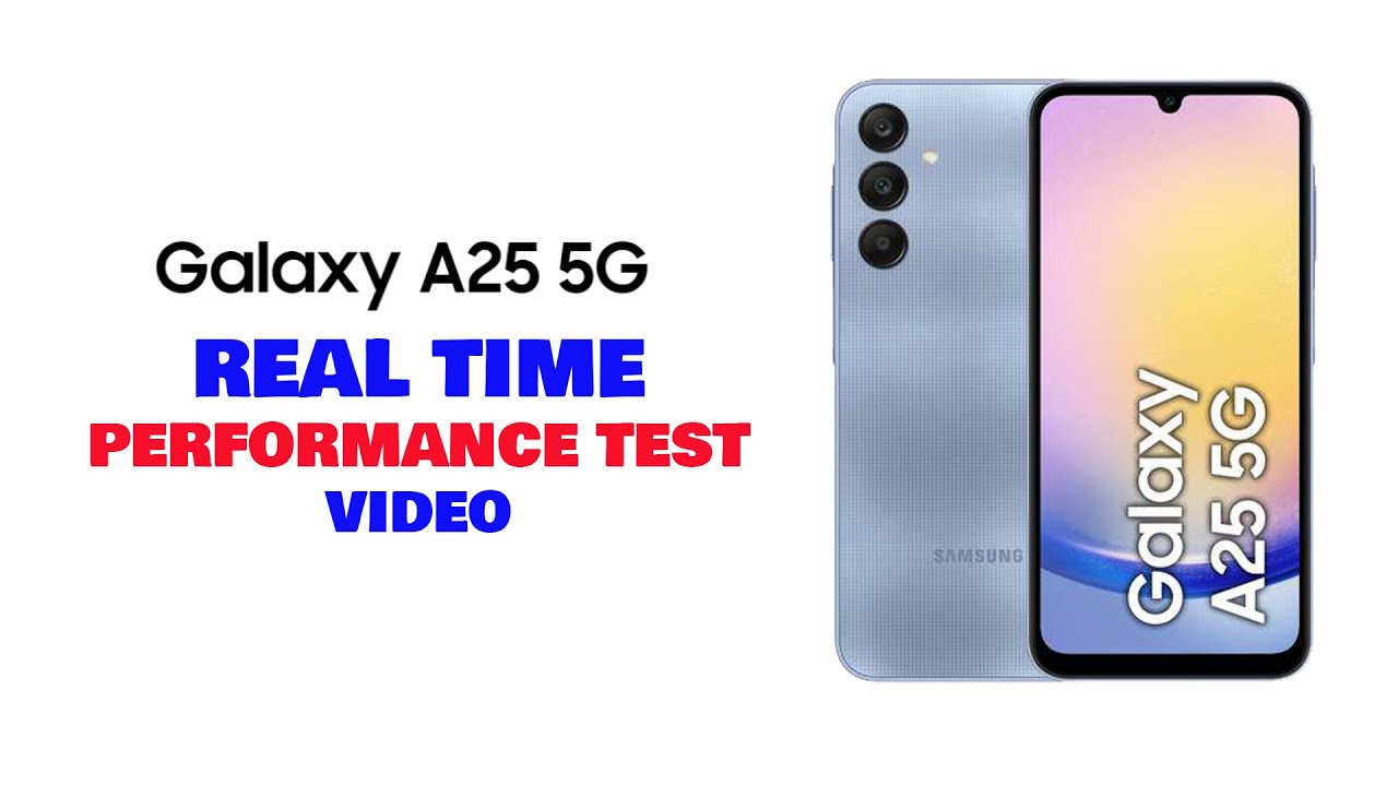 Galaxy A25 5G ရဲ့ RealTime စွမ်းဆောင်ရည်အသေးစိတ်လေးကို ကြည့်လိုက်ရအောင်