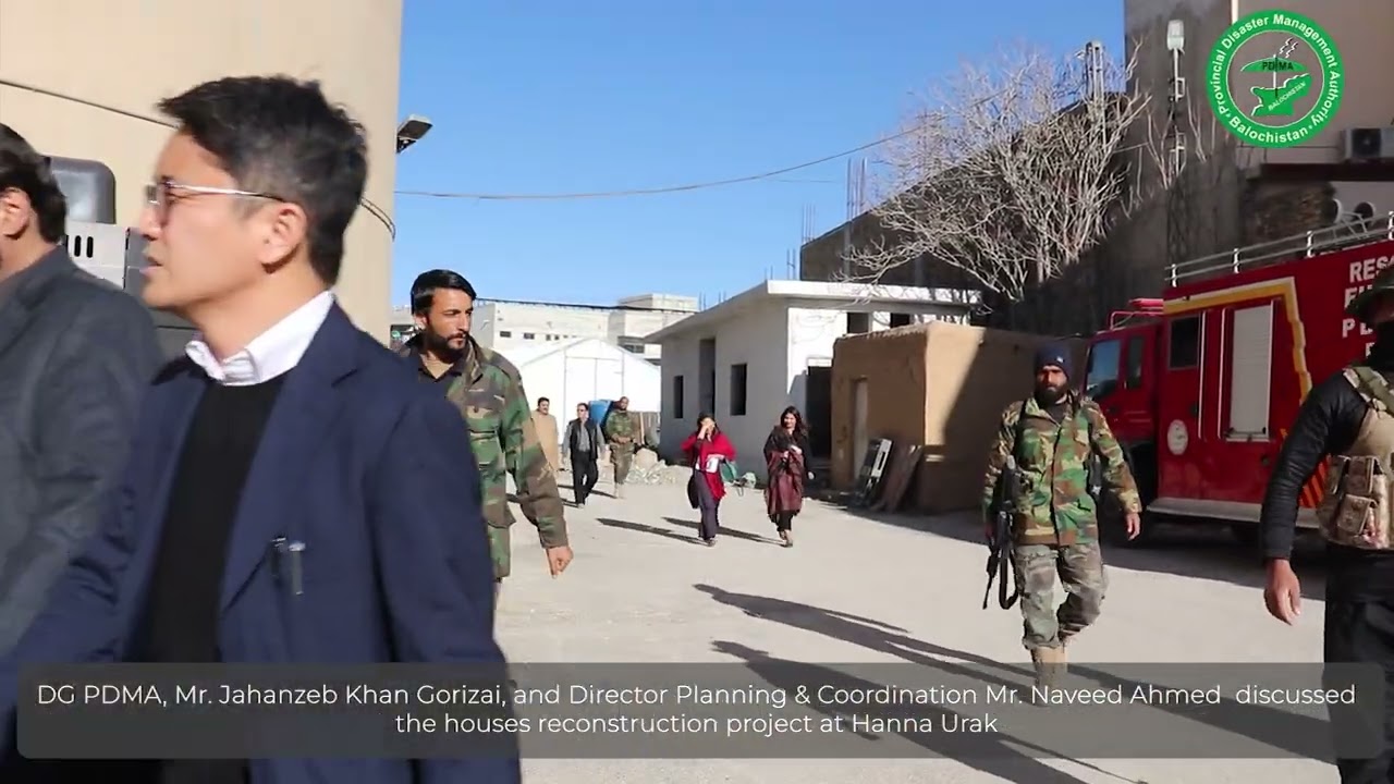 Today dated 19-01-26 Monday UNDP Mission from Islamabad visited PDMA Quetta office