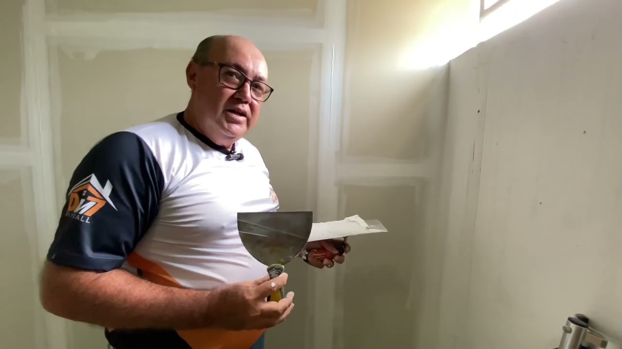 COMO FAZER TRATAMENTO DE JUNTAS EM CANTOS | drywall | gesso acartonado | steel frame