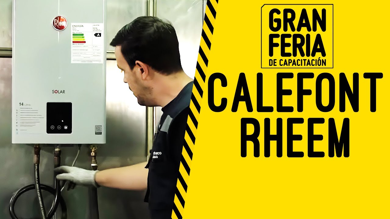 Tips de instalación calefont tiro forzado I Rheem