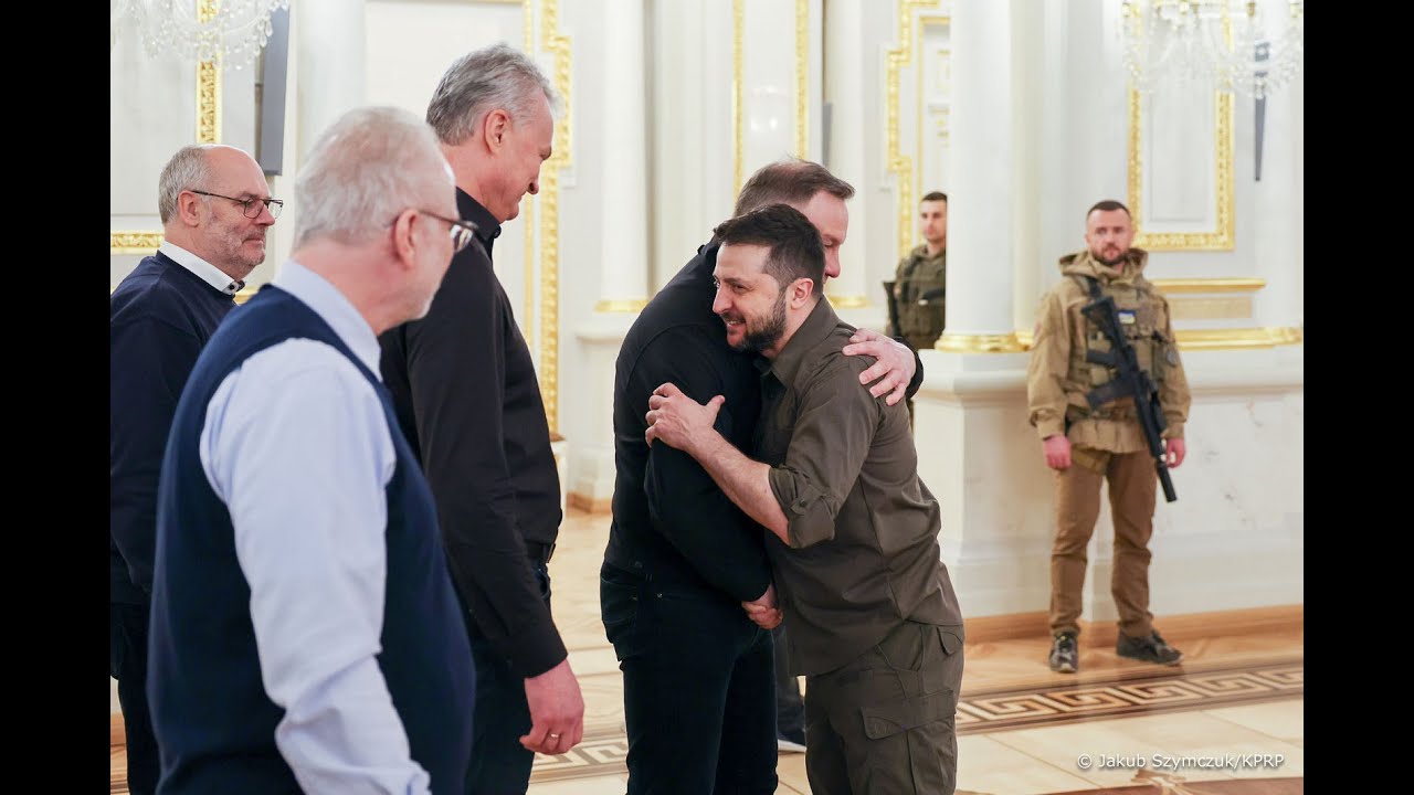 Prezydenci Polski, Litwy, Łotwy i Estonii w Kijowie | Presidents of Poland, Baltic states visit Kyiv