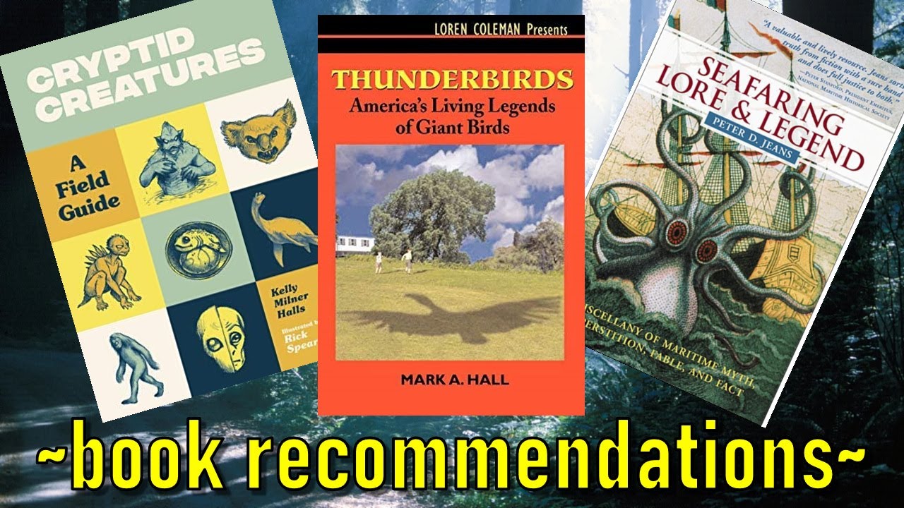 My FAVORITE CRYPTOZOOLOGY Books (Bigfoot, Thunderbird, Kraken, Etc) 🐙 Book Recommendations 2023