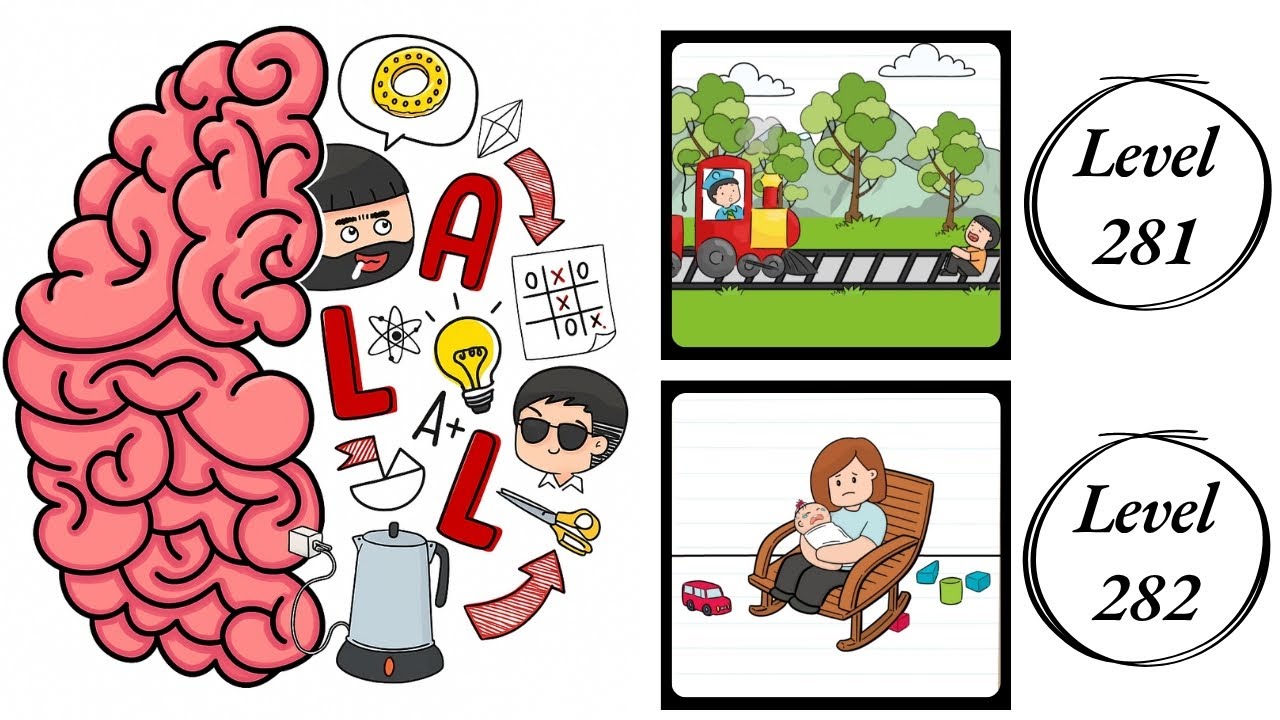 Brain Test All Star : Level 281 , 282 &ndash; How to Solve? (Walkthrough)