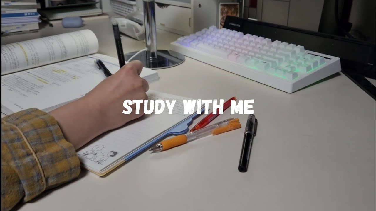 Study With Me: 1-Hour Real-Time Home Note Organizing Session