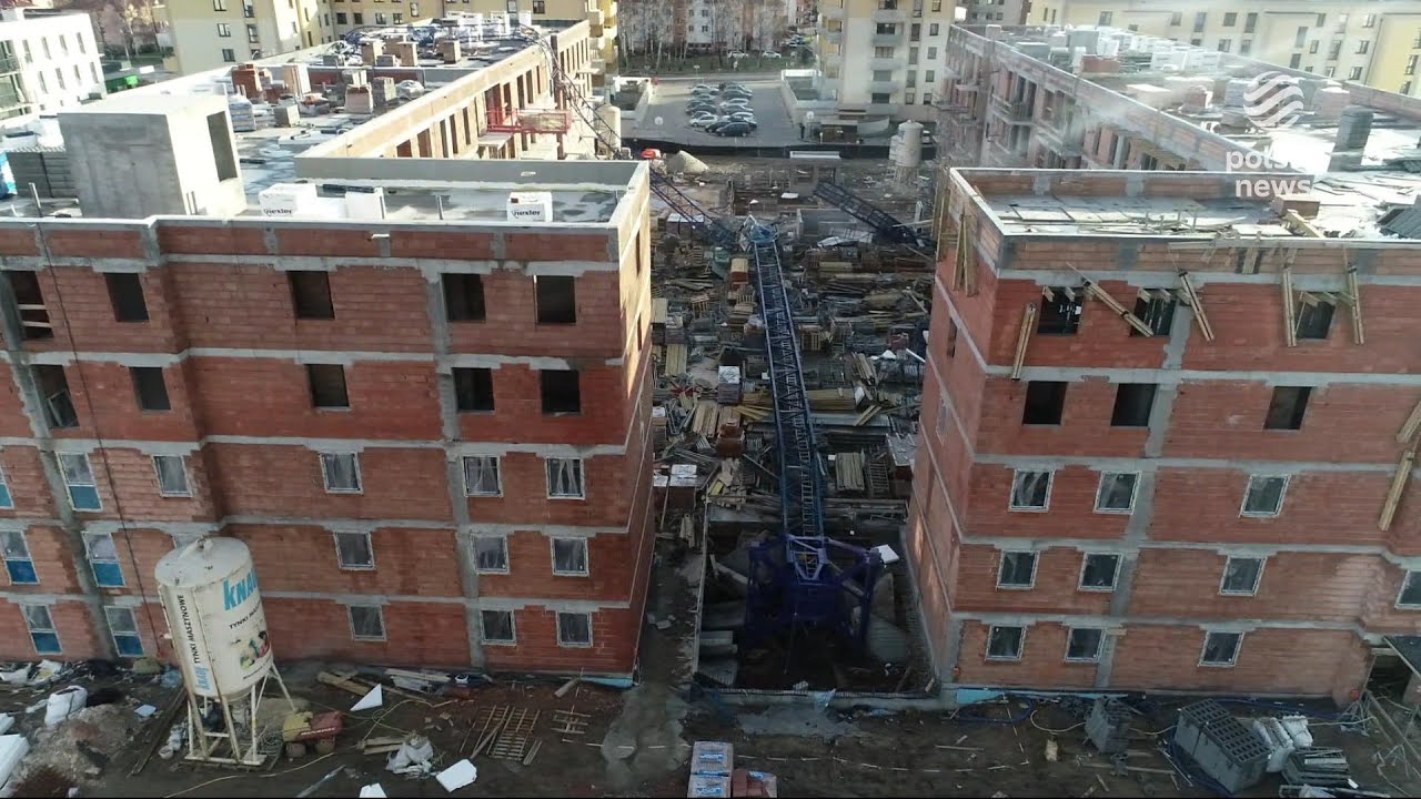 Nawałnice nad Polską. Wiatr przewrócił dźwig