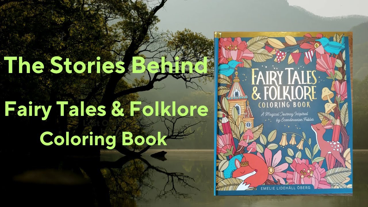 The Stories Behind FAIRY TALES & FOLKLORE | ADULT COLOURING #adultcoloring #flipthrough