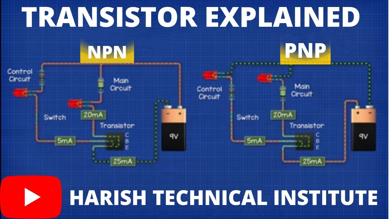 transistor ko kaise check kare kaise pata kare ki NPN hai ya PNP 
