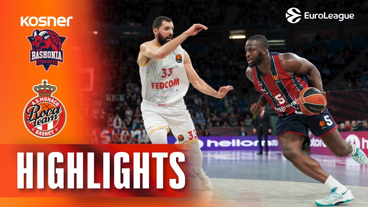 CONTROLLED Win, No Panic | Baskonia - Monaco | R16 BASKETBALL HIGHLIGHTS 2025-26