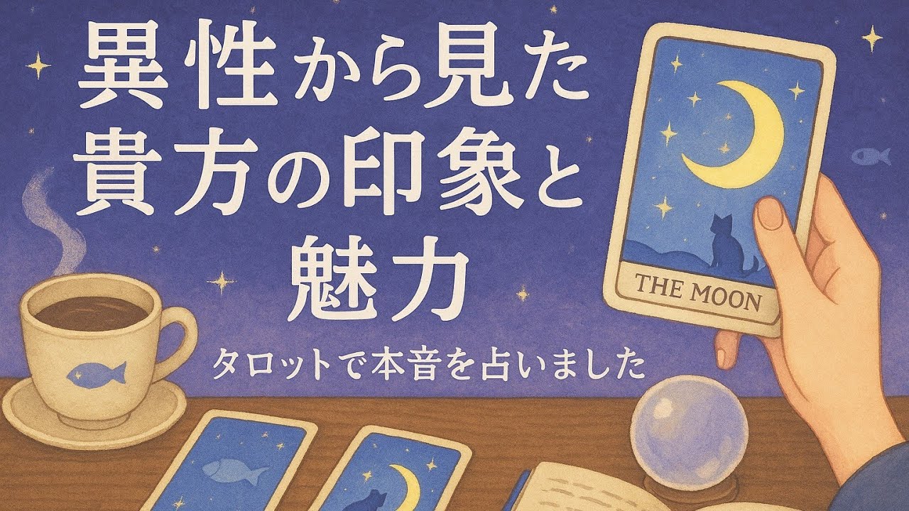 周囲の異性から見た貴方の印象と魅力💖タロット占い🔮✨