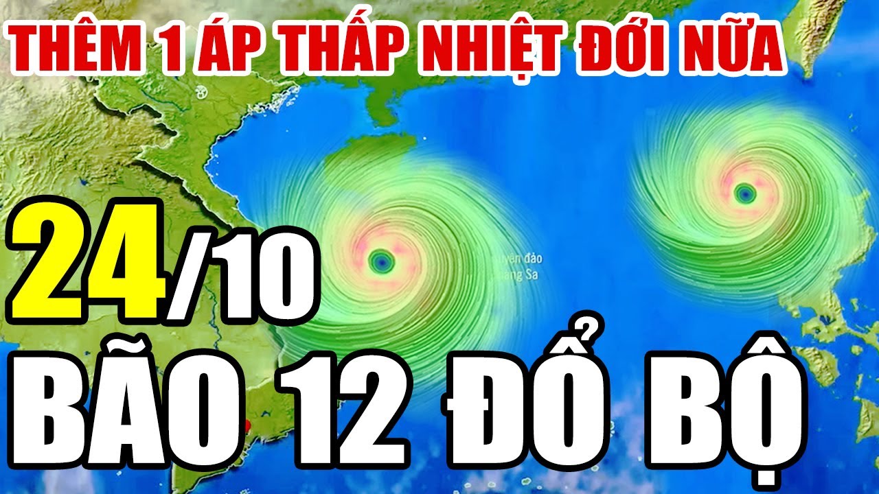 Tin b&atilde;o Mới Nhất | Dự b&aacute;o thời tiết h&ocirc;m nay ng&agrave;y mai 24/10 | dự b&aacute;o thời tiết 3 ng&agrave;y tới #thoitiet