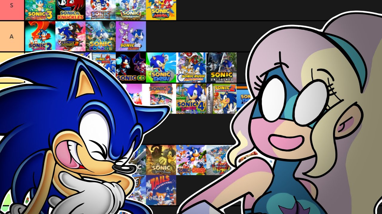 Cory (Spazkid) Stream - ALL Sonic Games Tier List [CHAT REPLAY]