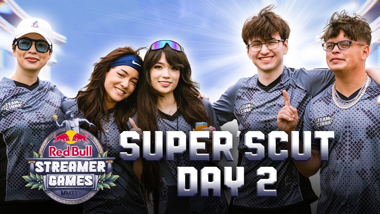STREAMER GAMES Day 2 - SUPER'SCUT #TEAMCINNA