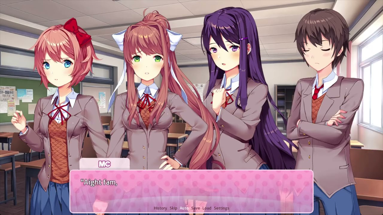 DDLC But MC Has Schizophrenia - A DDLC Fan Mod