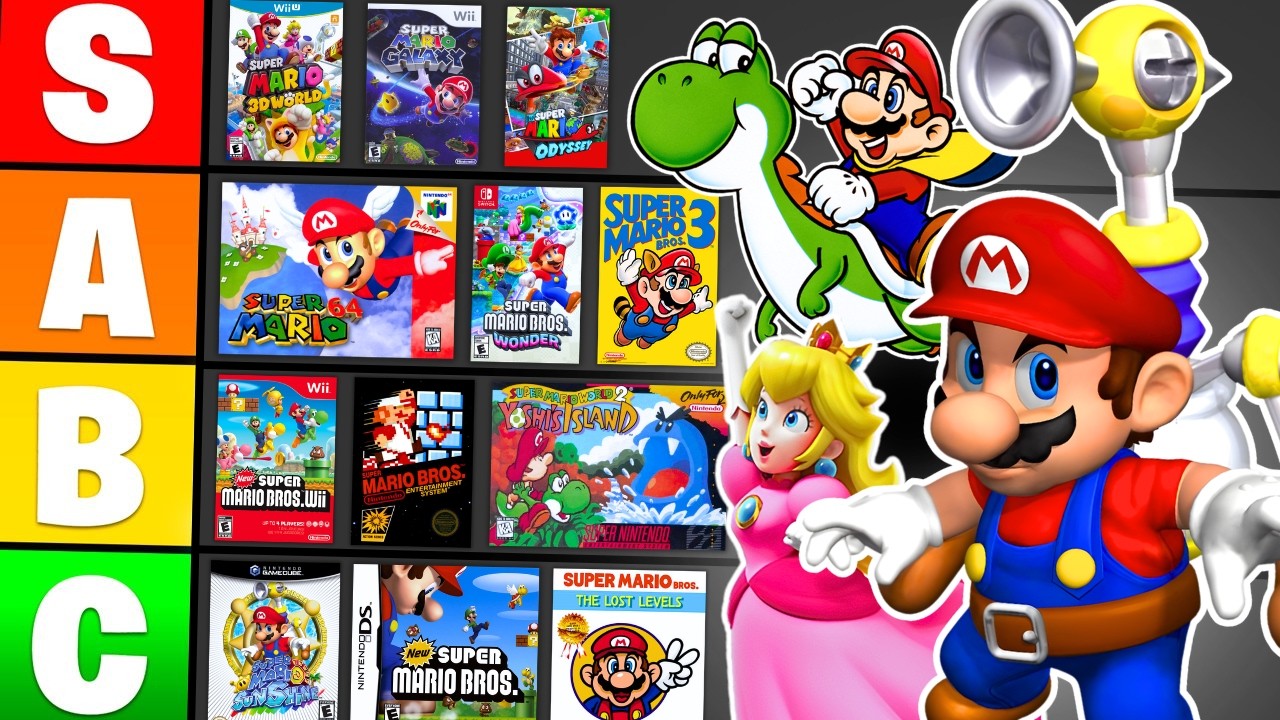 Every Mainline Mario Game RANKED