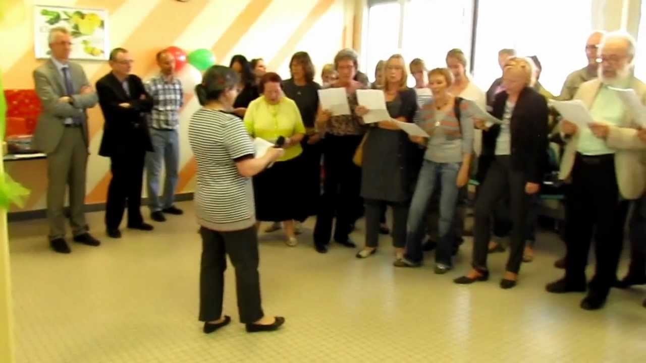 Le départ en retraite du CPE Jean Calla au lycée Jean Zay de Jarny (Lorraine) le 29 mars 2012