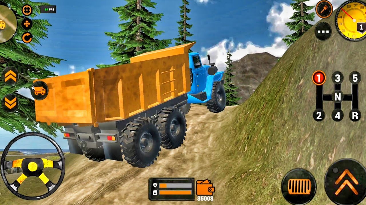 Backhoe Loader JCB Simulator Gameplay - Indian Vehicles Truck JCB Van Driving - Android Gameplay