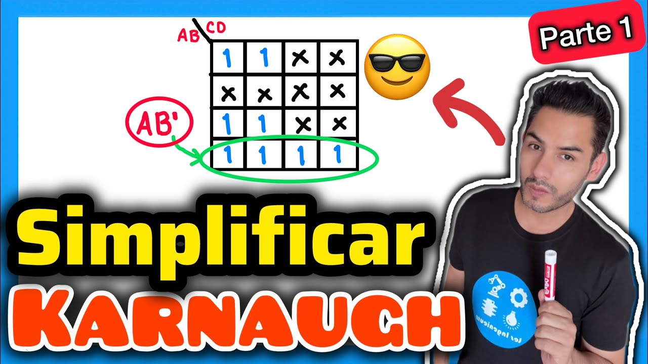 ✅​Cómo Simplificar MAPAS de KARNAUGH 4 Variables [𝐀𝐩𝐫𝐞𝐧𝐝𝐞 𝐝𝐞𝐬𝐝𝐞 𝐜𝐞𝐫𝐨😎​🫵​💯​]