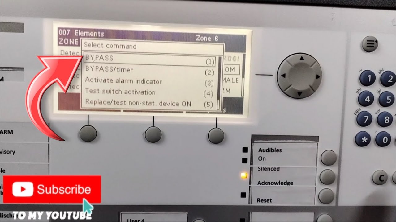 How to disable and enable Siemens fire alarm panel // how to bypass devices Fire Alarm System