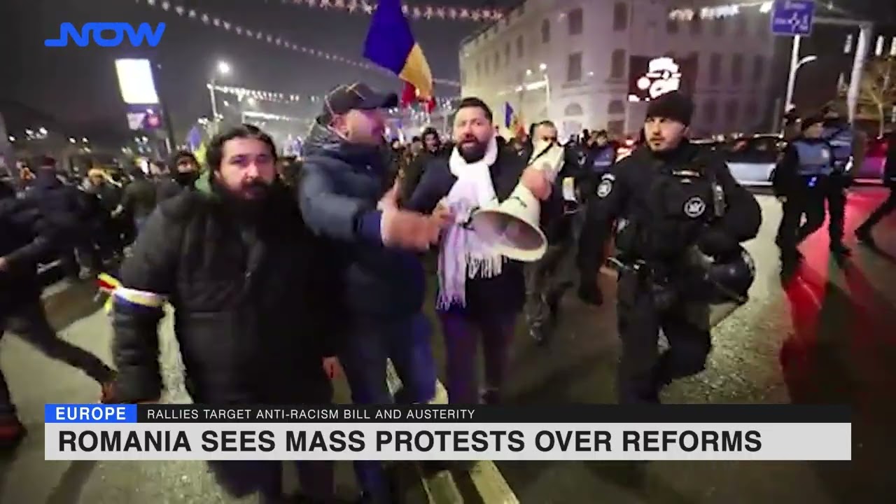 Romania sees mass protests over reforms