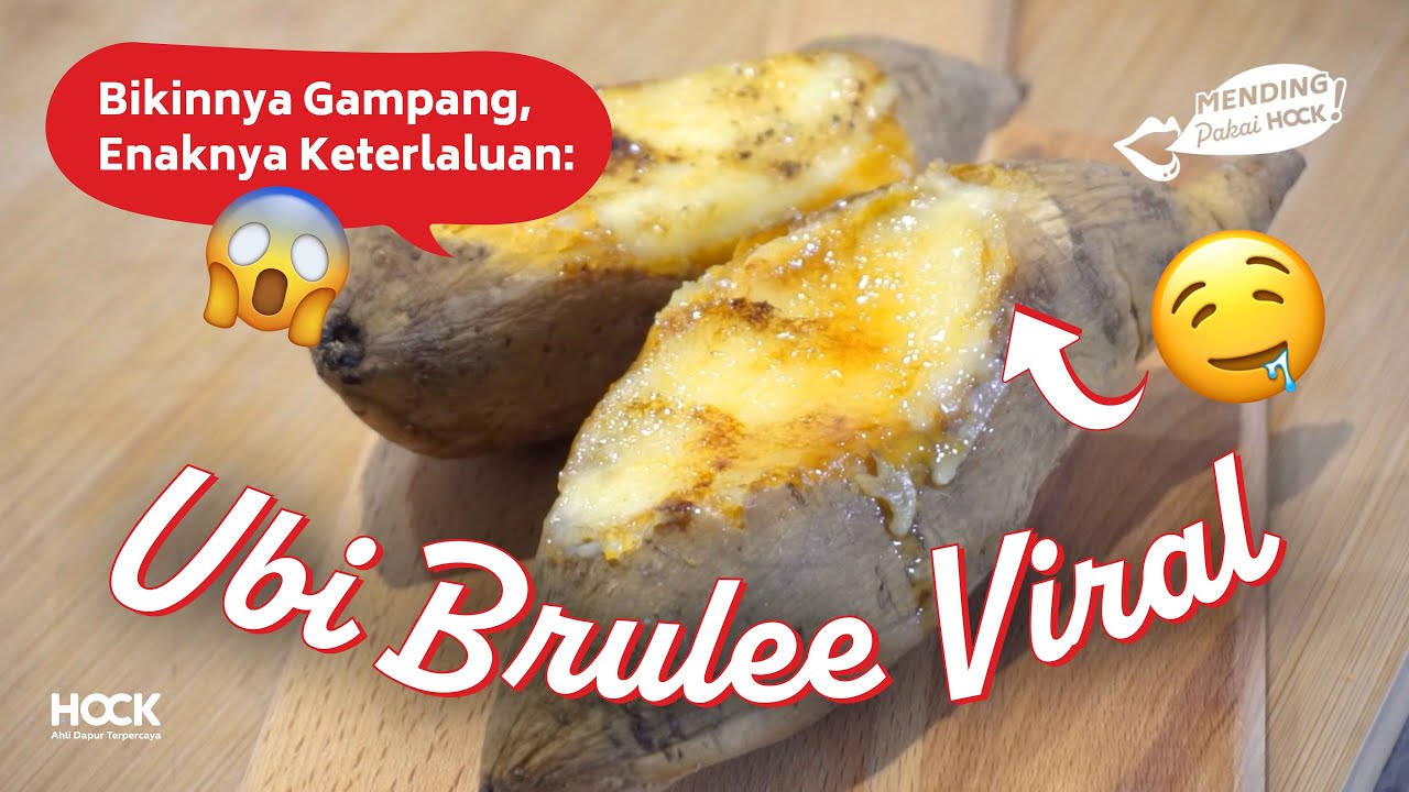 Ngemil Anti Ribet! Yuk, #MendingMasakSendiri Ubi Brulee yang Bikin Nagih!