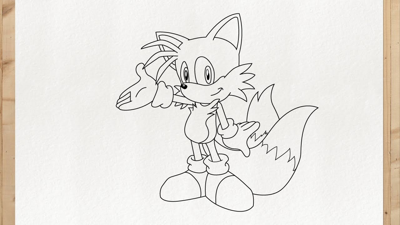 Como dibujar a TAILS (Sonic Boom, Classico y La Película) paso a paso, fácil y rápido