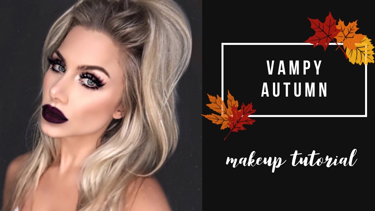vampy fall makeup tutorial | taylor bee