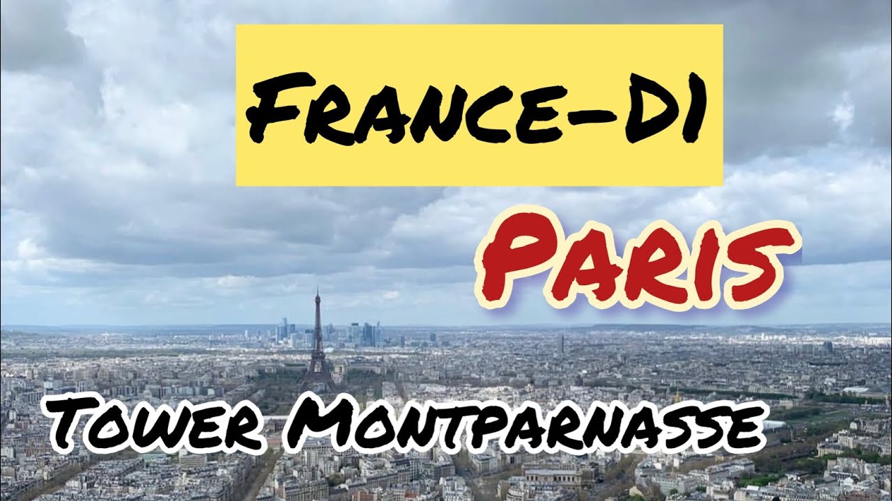 [EN SUB] France vlog D1| 📍Paris: Tower Montparnasse, Train Station Info การขึ้นรถไฟที่ฝรั่งเศส