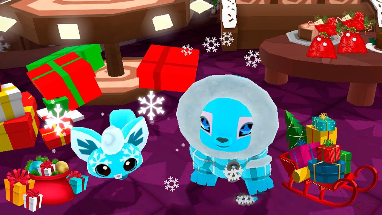 Открываю ваши подарки и покупаю снежную сумчатую летягу 🎄 Animal Jam