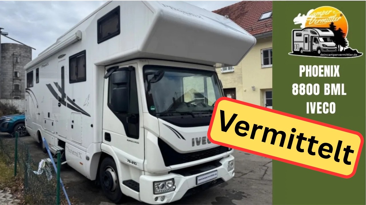PHOENIX TOP-Alkoven Wohnmobil | 8800 BML IVECO Eurocargo Autark 7,5t