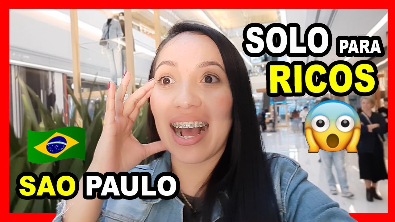 EL SHOPPING MÁS LUJOSO de BRASIL | CENTRO COMERCIAL de RICOS en SAO PAULO *no esperaba esos precios*