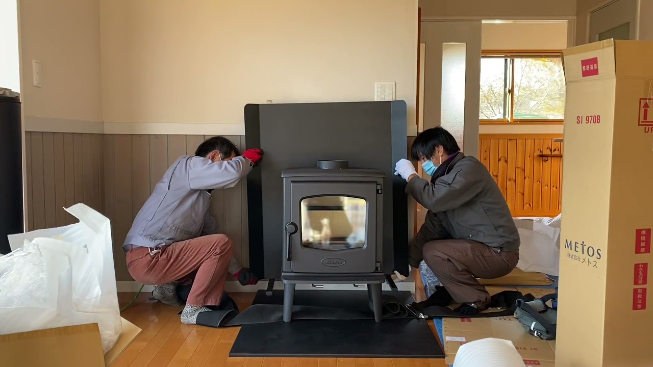 Dovre ドブレ525CBJ 薪ストーブ設置工事